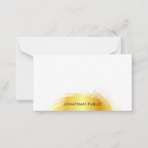 Monogramme Modèle Gold Look Élégant Simple