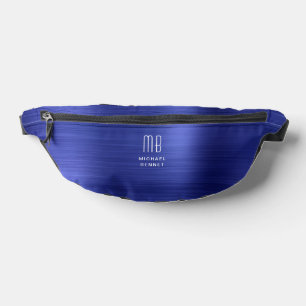 Monogramme Moderne Bleu Marine