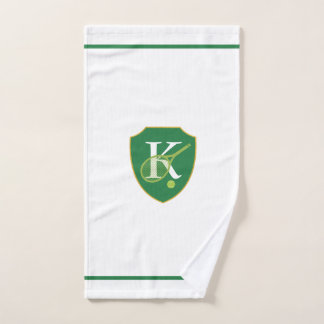 Monogramme moderne Green Crest Tennis