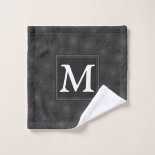 Monogramme motif des cercles de charbon