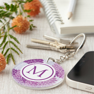 Monogramme Motif moderne violet