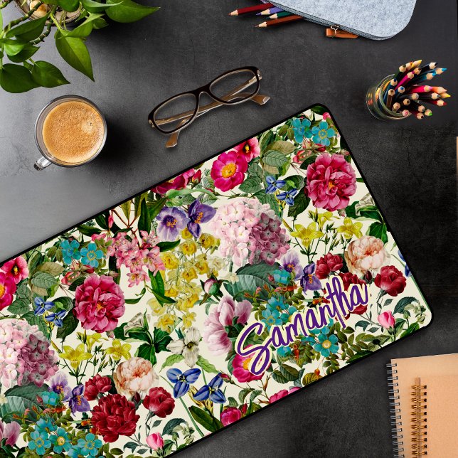 monogramme motif rose vintage (Créateur téléchargé)