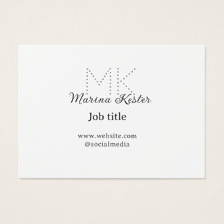 monogramme nom gras site web social emploi entrepr