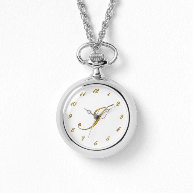 Monogramme Or Première I Montres Personnalisées (Recto)