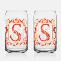 Monogramme ornemental antique - Capital S