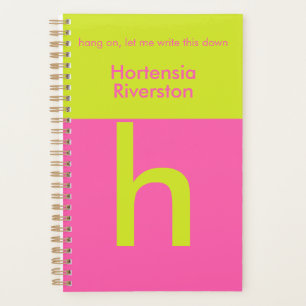 Monogramme Personnalisé Amusant et Lumineux