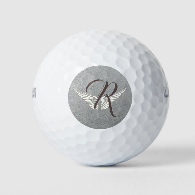 monogramme personnalisé avec des balles de golf d' (Devant)