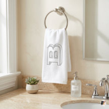 Monogramme personnalisé avec lettre en contour 3D 