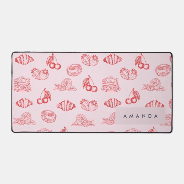 Monogramme personnalisé Charmante Fille Cerise Fra (Recto)