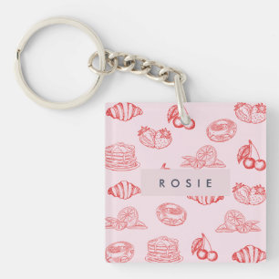 Monogramme personnalisé Charmante Fille Cerise Fra
