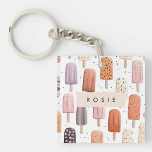 Monogramme Personnalisé Cute Popsicle Motif