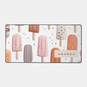 Monogramme Personnalisé Cute Popsicle Motif