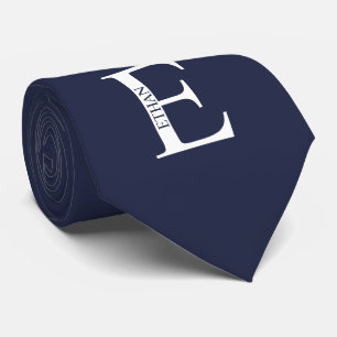 Monogramme personnalisé et Cravate de nom