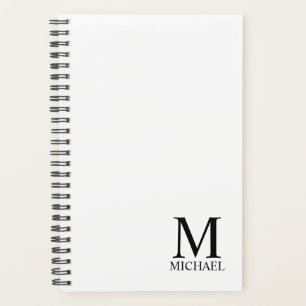 Monogramme personnalisé et planificateur de noms