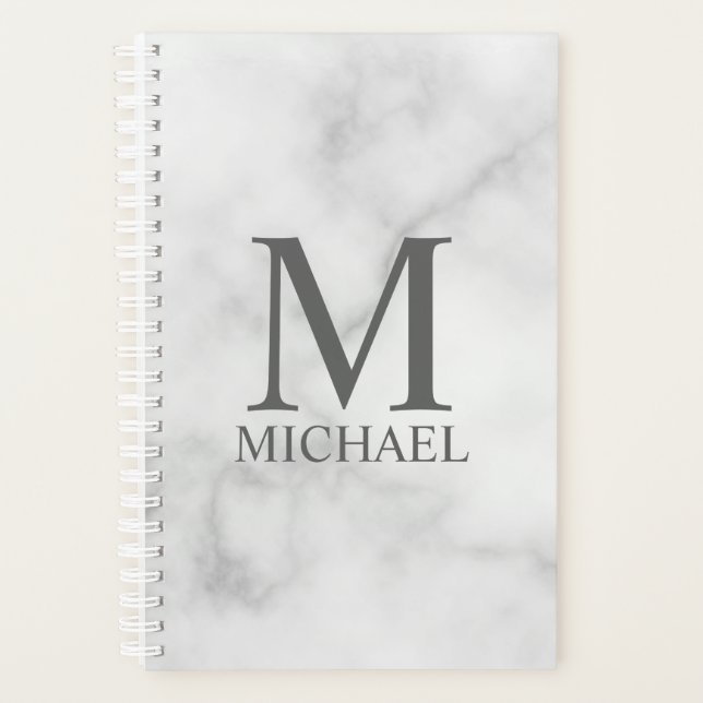 Monogramme personnalisé et planificateur de noms (Devant)