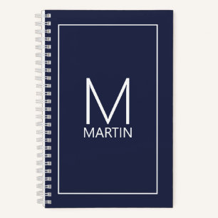 Monogramme personnalisé moderne et Carnet de nom