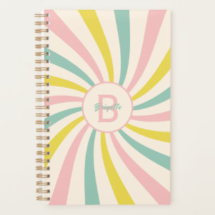 monogramme personnalisé, rétro 'Lollypop Vibes'