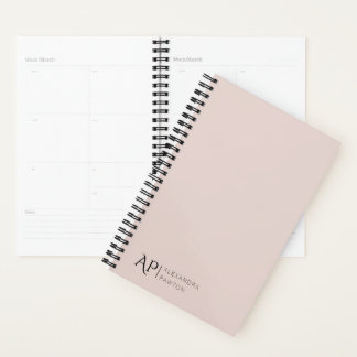 Monogramme personnalisé rose clair 2025