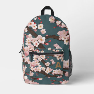 Monogramme personnalisé sac à dos japonais d'éléga