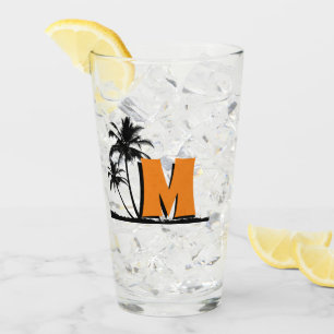 Monogramme personnalisé Verre à hautes billes pers