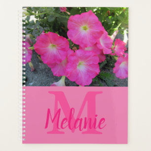 Monogramme photo Pink Petunias