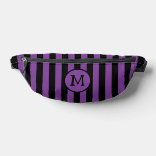 Monogramme rayé de sorcière noire d'Halloween