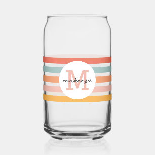Monogramme Retro Grandes Colorées Personnalisées