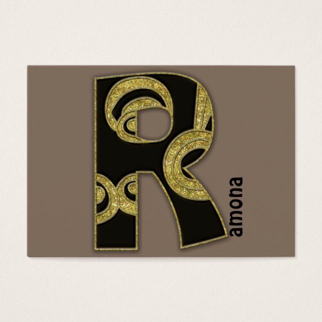 monogramme rétro - R (Devant)
