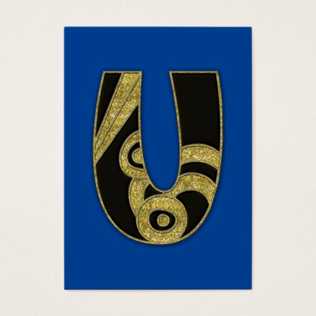 monogramme rétro - U (Devant)