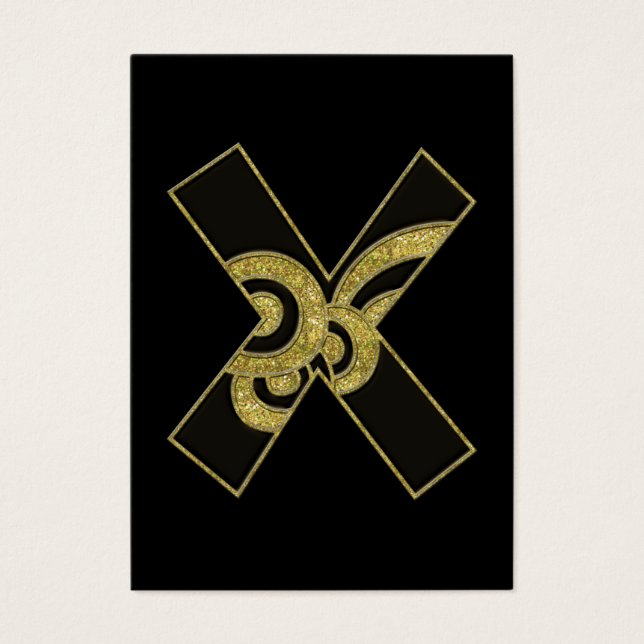 monogramme rétro - X (Devant)