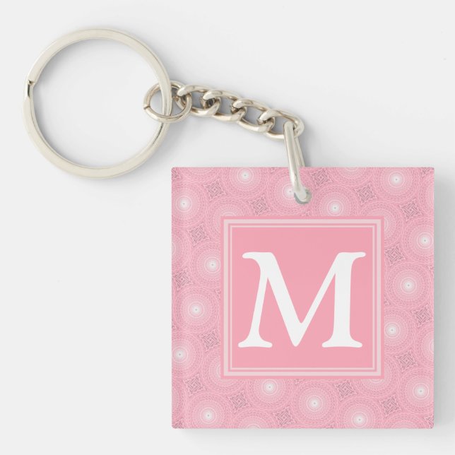 Monogramme rose cercles motif (Devant)