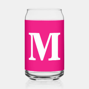 Monogramme rose chaud Initiales Nom Couleur person