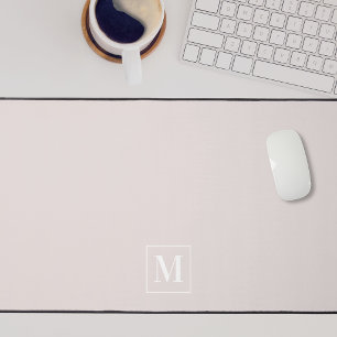 Monogramme Rose Poussiéreux Moderne
