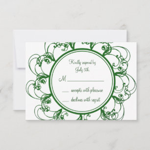 Monogramme RSVP (vert)