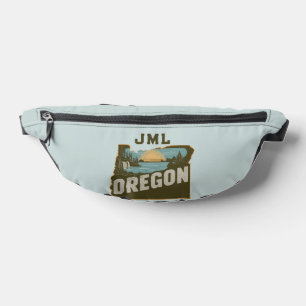 Monogramme Silhouette Rétro Oregon