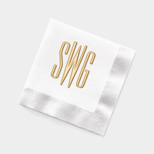 Monogramme simple élégant à 3 lettres initiales #8