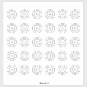 Monogramme transparent Effacer les étiquettes d'ad