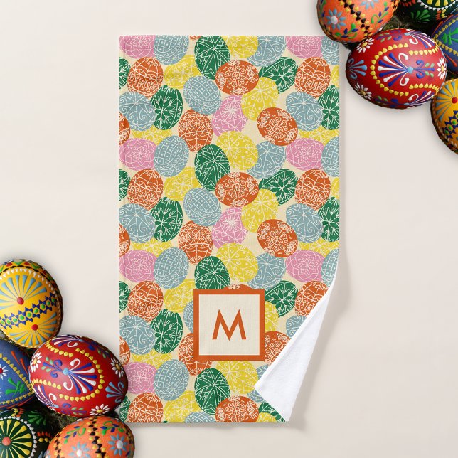 Monogramme ukrainien Pysanky décoré OEufs de Pâque (Créateur téléchargé)