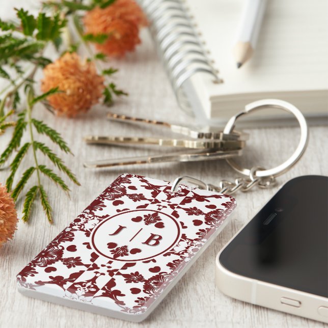 Monogramme vintage Damas (Devant droit)