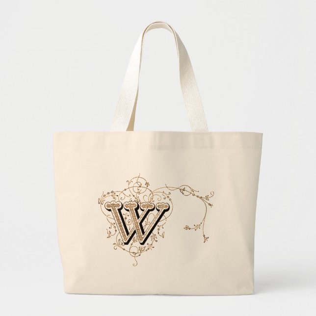 Monogramme vintage 'W' - Sac (Devant)