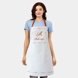 Monogrammed Family Name Schürze