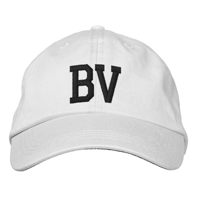 MONOGRAMMED HATS BESTICKTE BASEBALLKAPPE (Vorderseite)