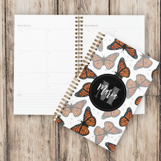 Monogrammed moderne Monarch Butterfly (Créateur téléchargé)