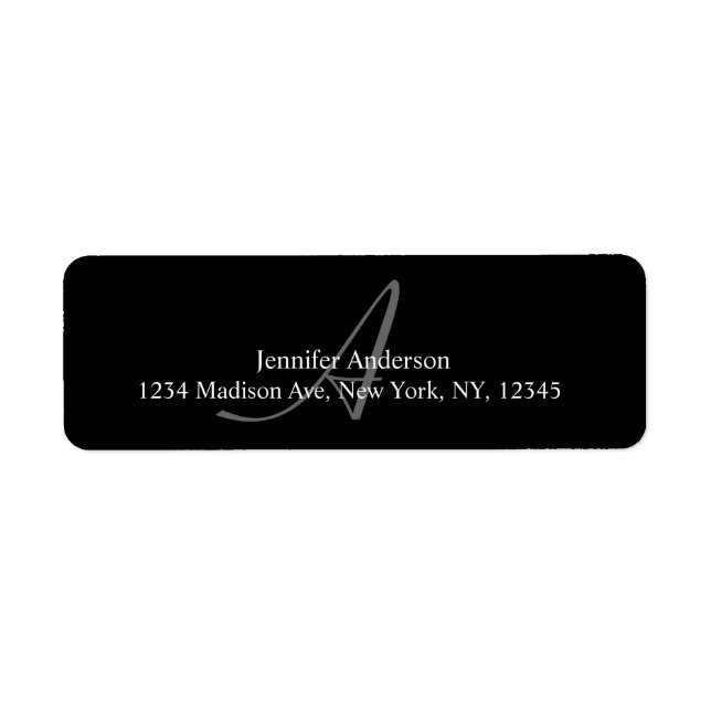 Monogrammes Étiquettes (Devant)