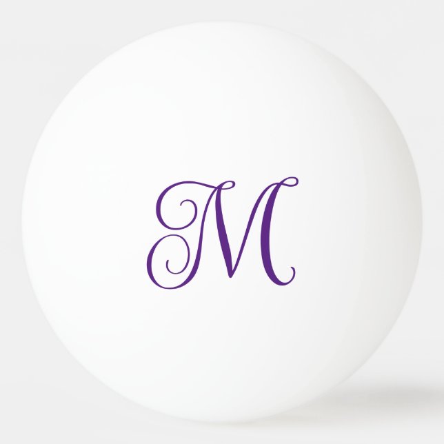 Monogrammiert   tischtennisball (Vorderseite)