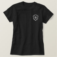 Monogrammierte Brautparty-Shirts passend