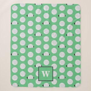 Monogrammierte Golfer Hole In One Golfbälle Sherpadecke