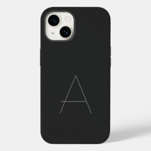 Monogrammierte moderne einfache Initiale iPhone 14 Hülle