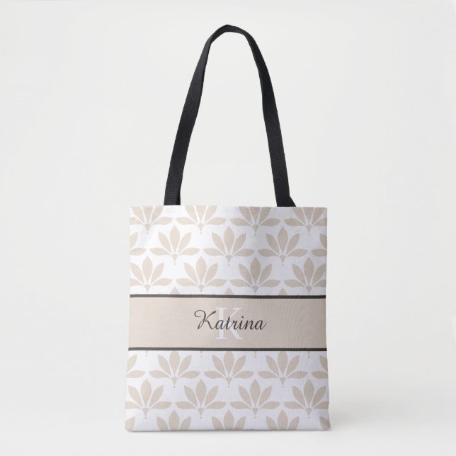 Monogrammierte Tragetasche Tasche (Vorderseite)