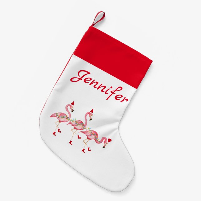 Monogrammierte Weihnachtsstrumpf Kleiner Weihnachtsstrumpf (Vorderansicht (hängend))
